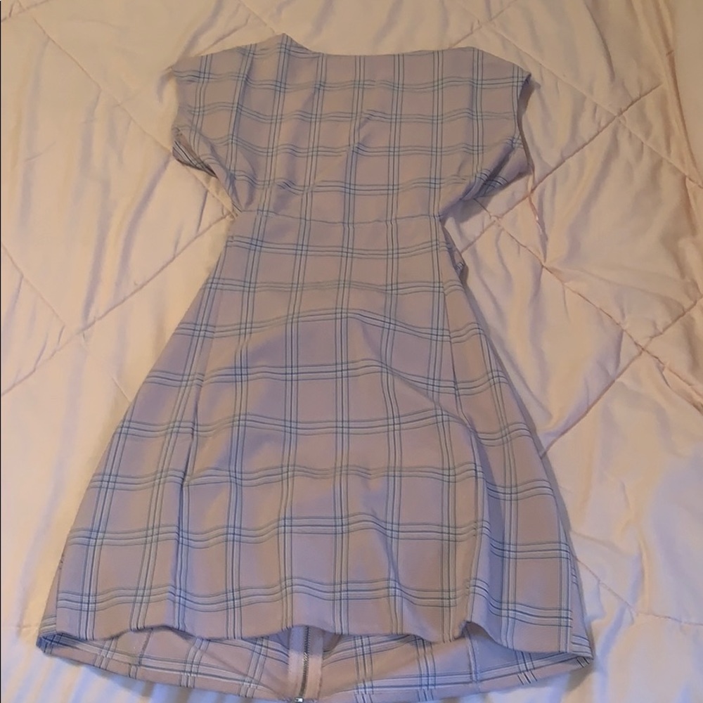 BABYPINK PLAID DRESS